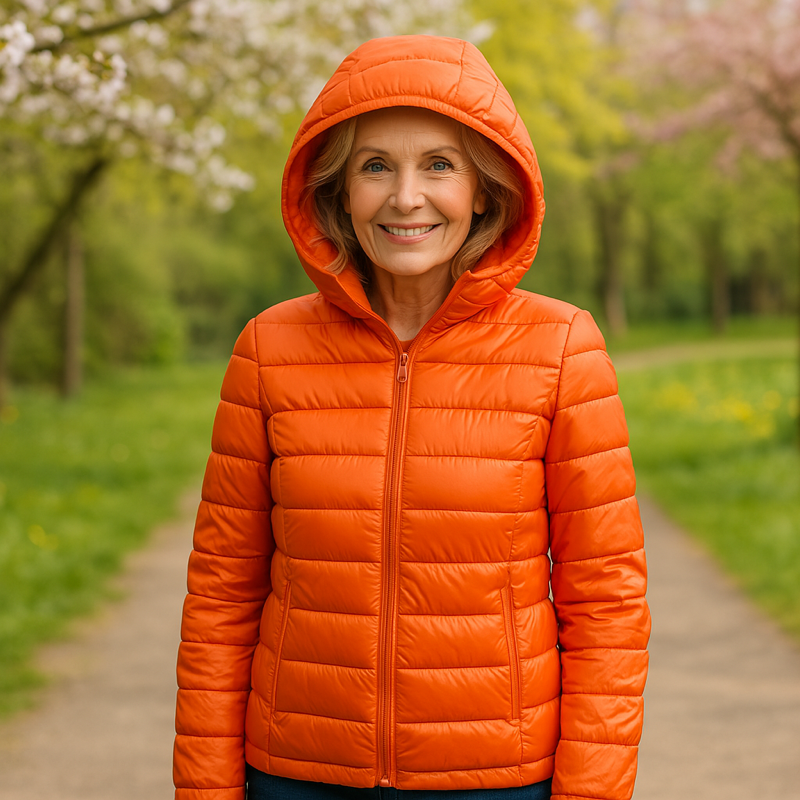 Ilona | Chaqueta Naranja para Entretiempo