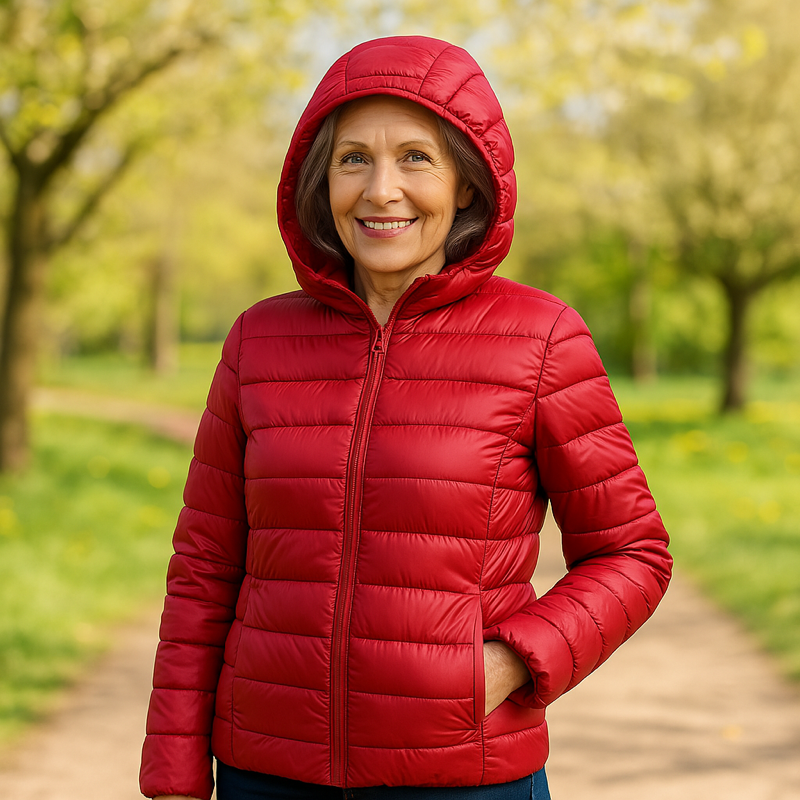 Ilona | Chaqueta Roja para Entretiempo