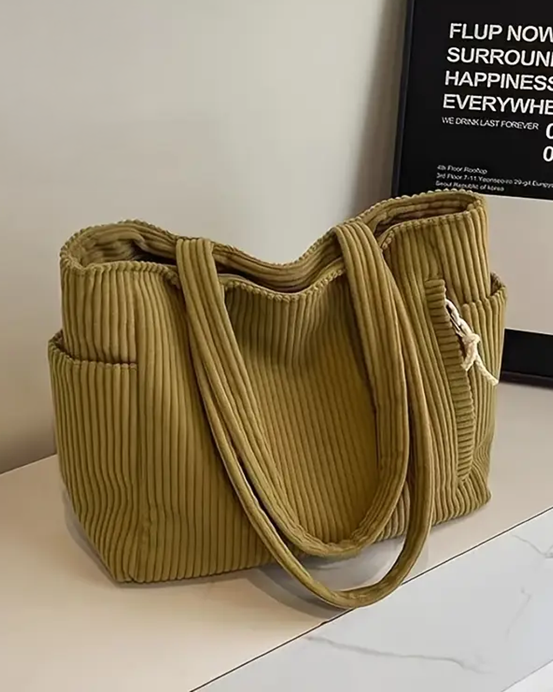 Laluna® | Tote Rayado con Detalle de Cuerda
