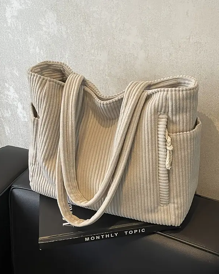 Laluna® | Tote Rayado con Detalle de Cuerda