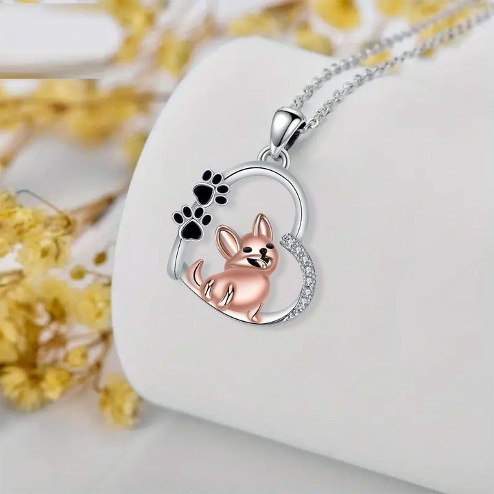 Collar Amistoso para Perro en Oro Rosa