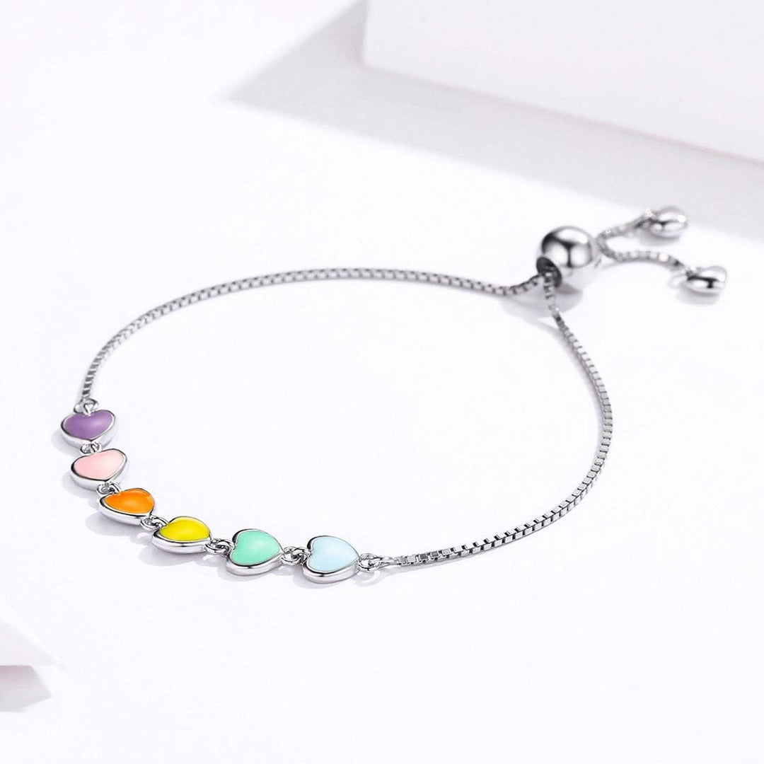 Pulsera de plata ajustable con diseño de huella de perro