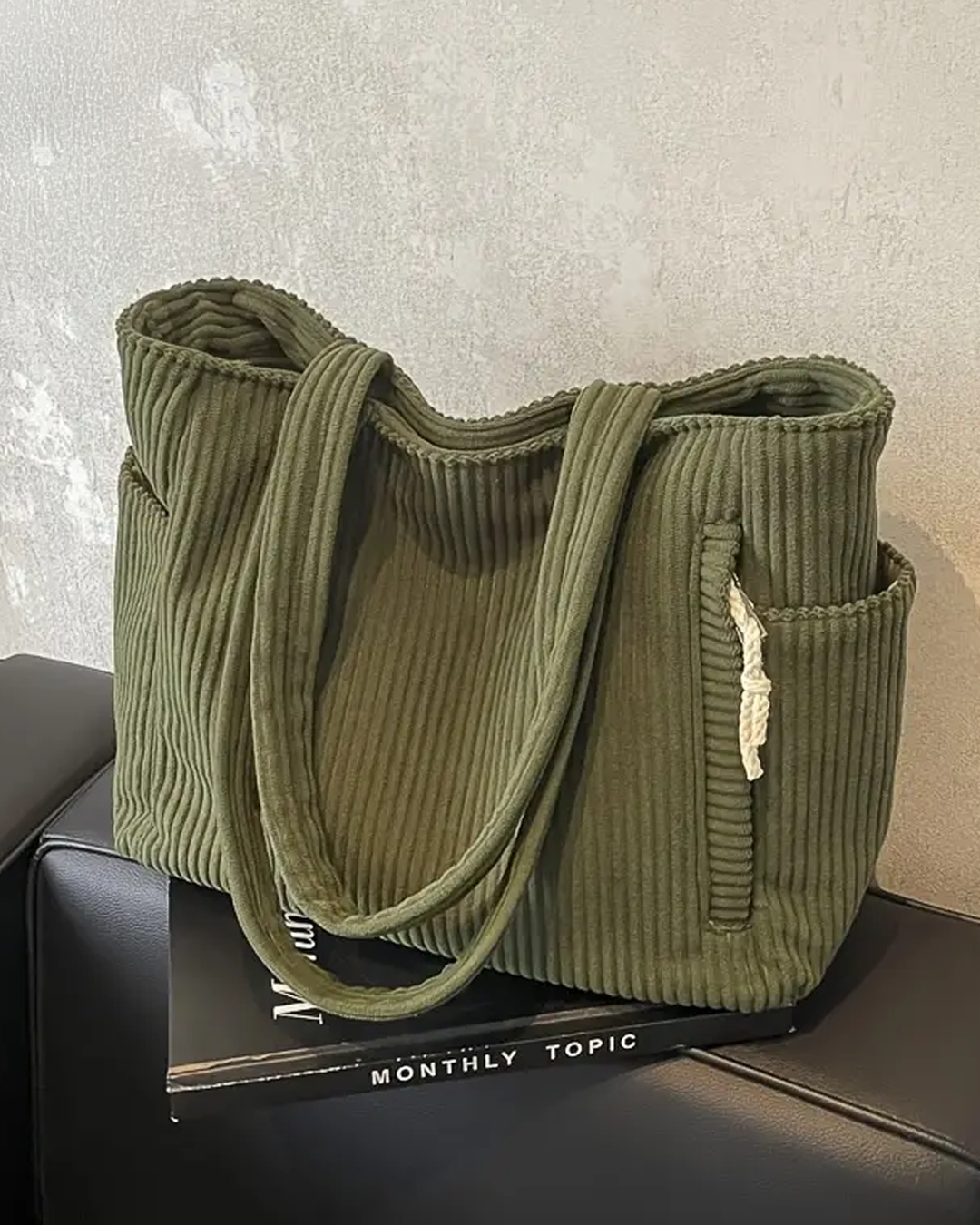 Laluna® | Tote Rayado con Detalle de Cuerda