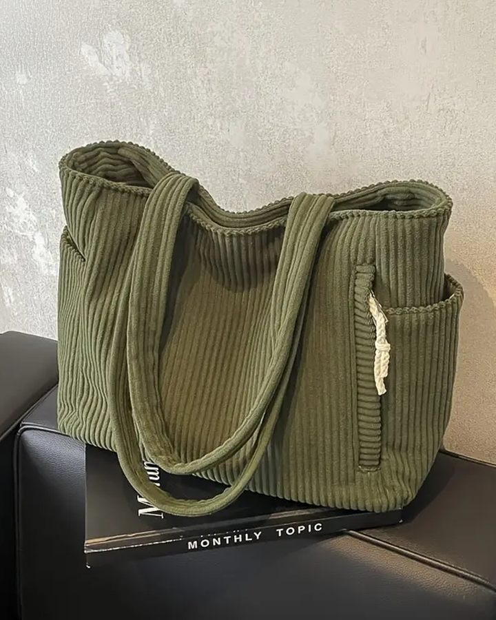 Laluna® | Tote Rayado con Detalle de Cuerda