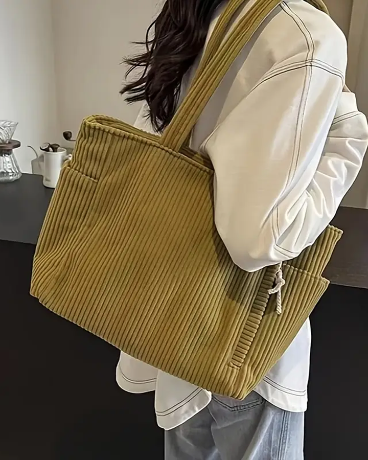 Laluna® | Tote Rayado con Detalle de Cuerda