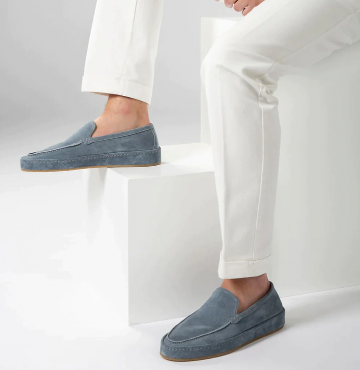 Mocasines Hombre Premium – Mocasines Elegantes Slip-On con Plantilla Cómoda