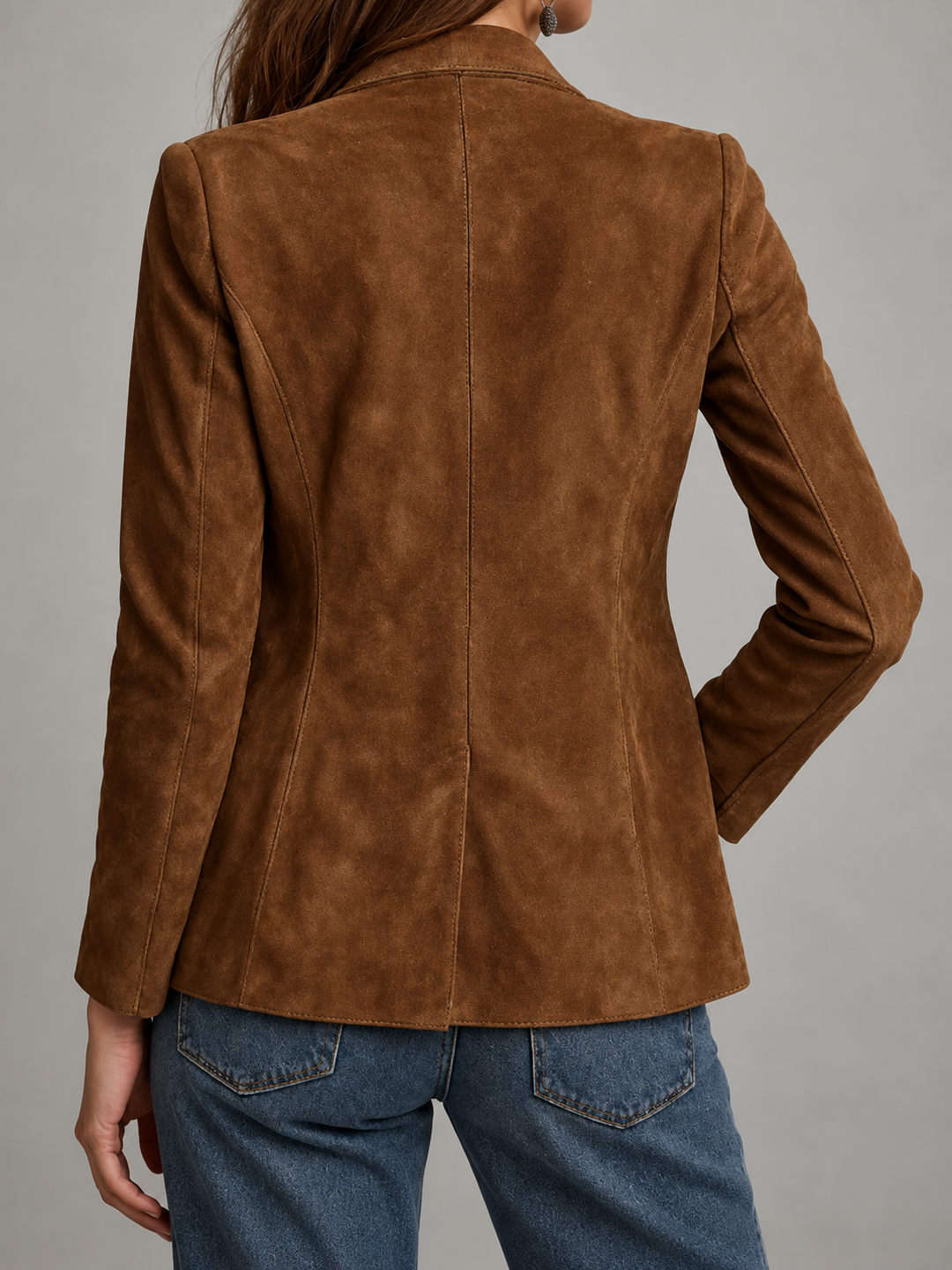 Elena | Vintage Brown Blazer
