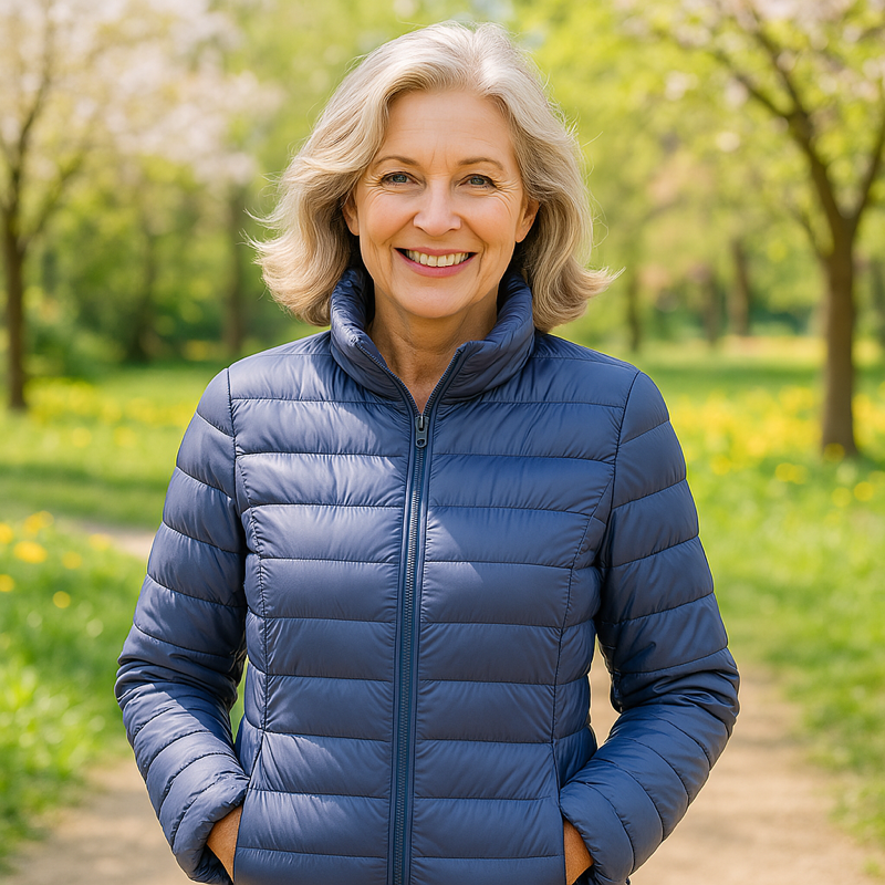 Ulla | Chaqueta Azul Índigo para Entretiempo