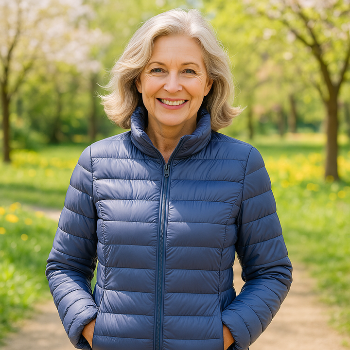 Ulla | Chaqueta Azul Índigo para Entretiempo