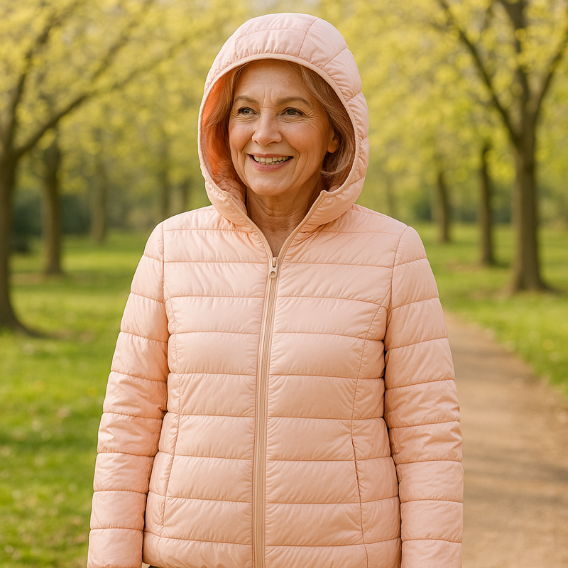 Ilona | Chaqueta Rosa de Media Temporada