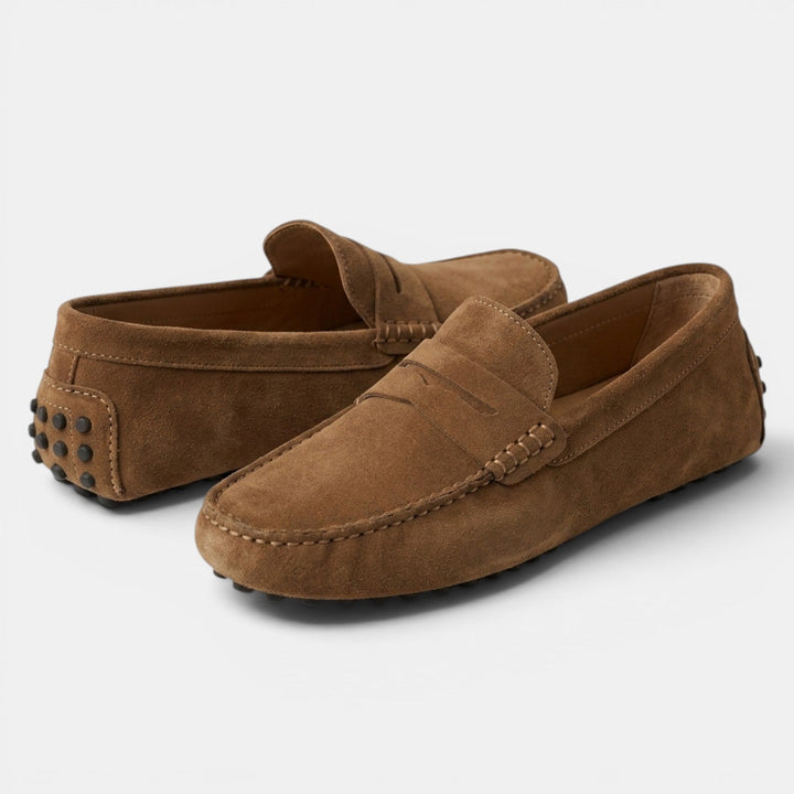 Mocasines Driver Hombre Ante Elegantes