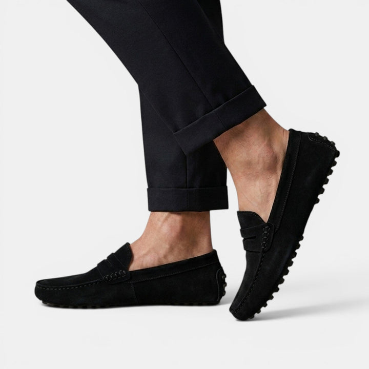 Mocasines Driver Hombre Ante Elegantes