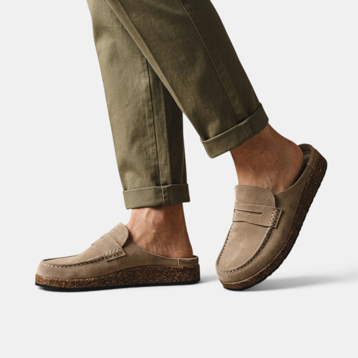Zuecos Ante Casual Hombre