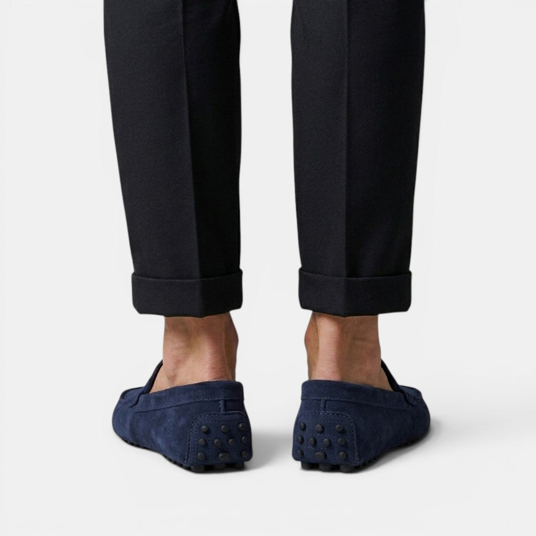 Mocasines Driver Hombre Ante Elegantes