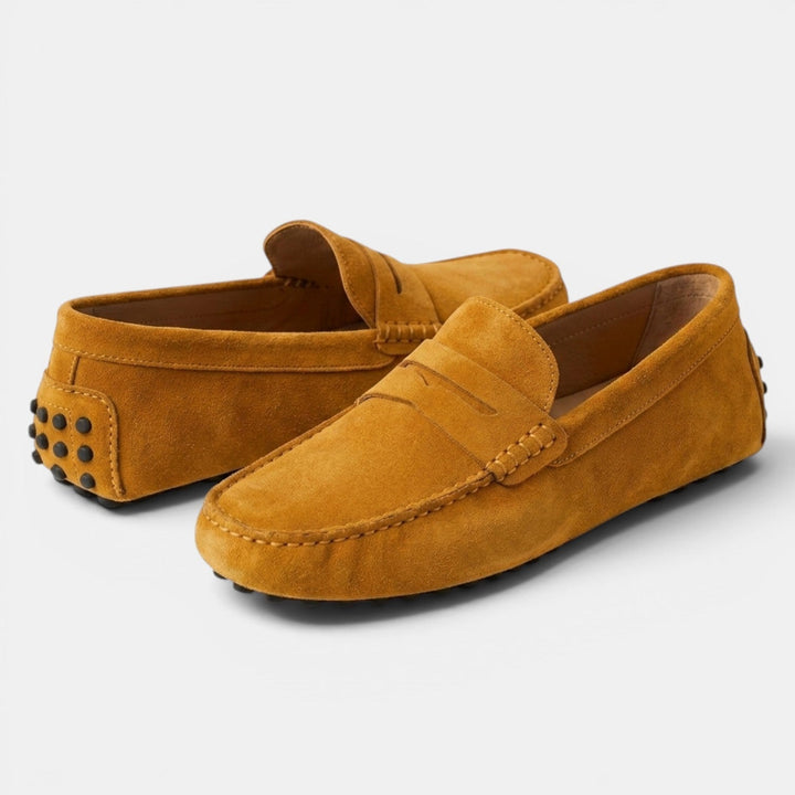 Mocasines Driver Hombre Ante Elegantes