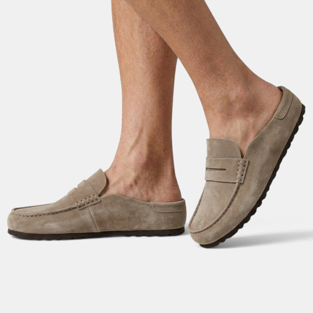 Zuecos Hombre Mujer Ante Casual