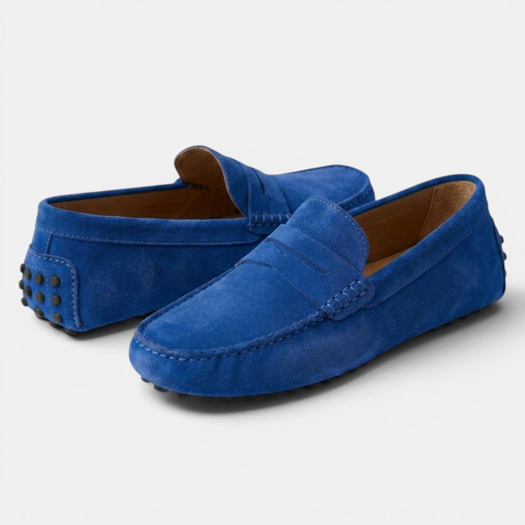 Mocasines Driver Hombre Ante Elegantes