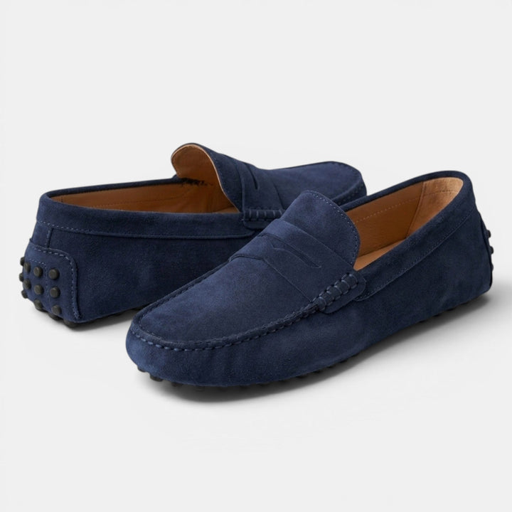 Mocasines Driver Hombre Ante Elegantes