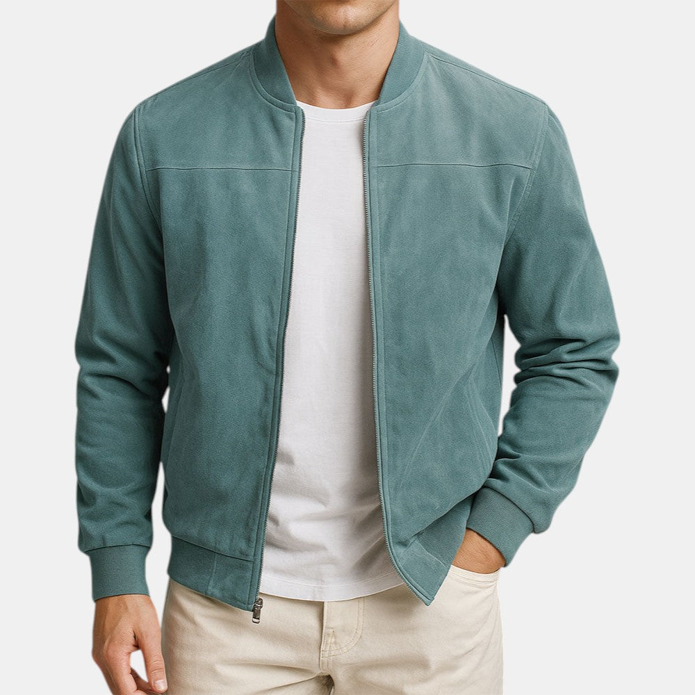 Chaqueta Bomber Slim Fit para Hombre – Elegante y Casual