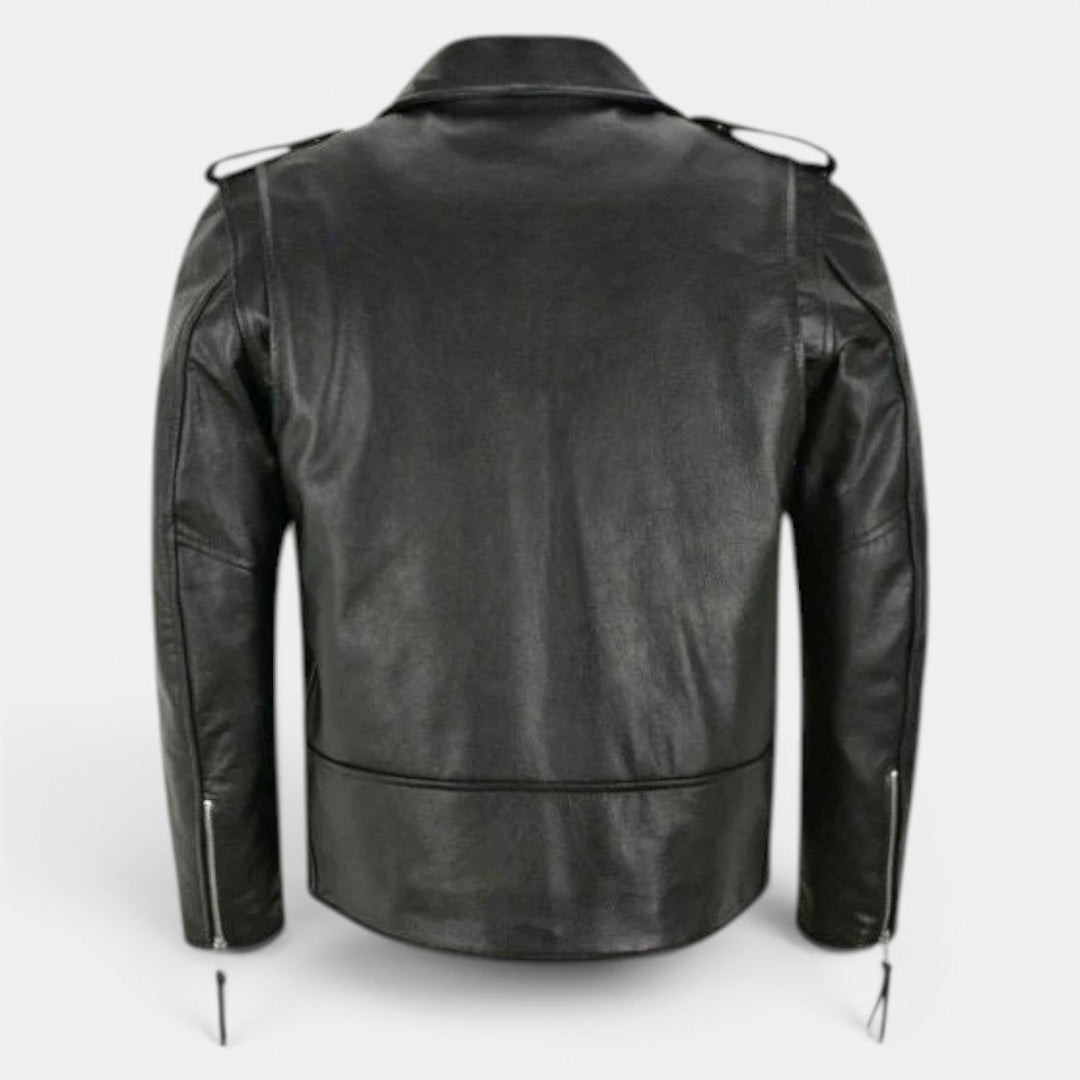 Chaqueta de Cuero Vegano de Alta Calidad para Hombre – Estilo Moderno y Sofisticado