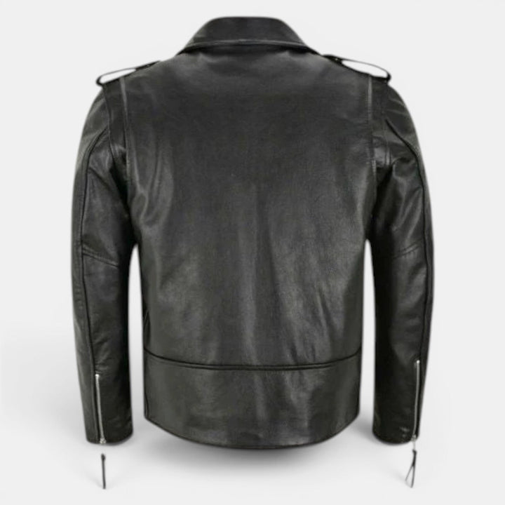 Chaqueta de Cuero Vegano de Alta Calidad para Hombre – Estilo Moderno y Sofisticado
