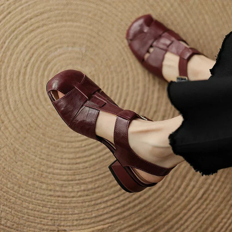 Coralia - Zapatos de Tacón Chunky para Mujer