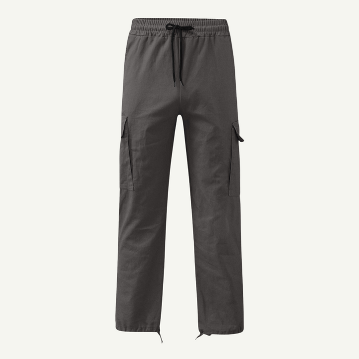 Adrián | Cargo Pants Hombre Bolsillos Laterales Corte Recto