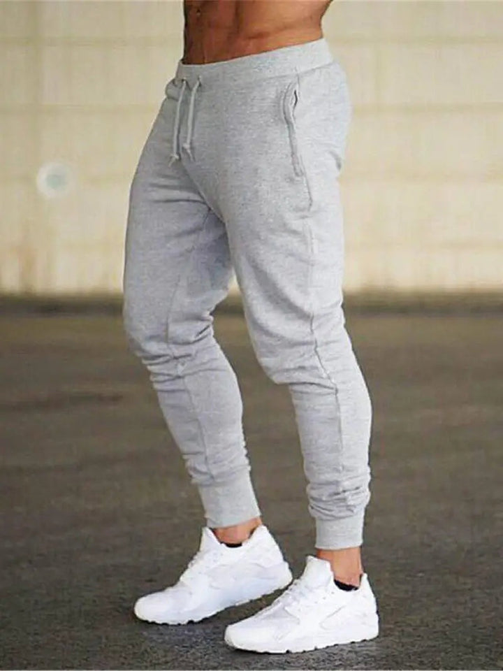 Adrián | Pantalón Chándal Slim Fit Hombre Cintura Elástica Cordón