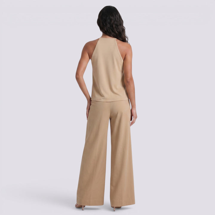 Conjunto Mujer Pantalón Ancho Top Halter