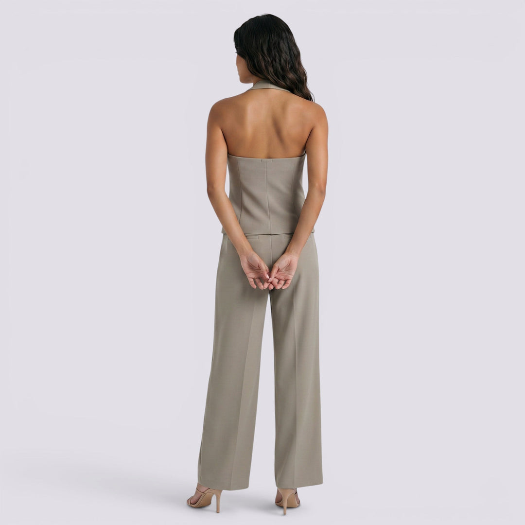 Conjunto Chaleco Pantalón Mujer Elegante