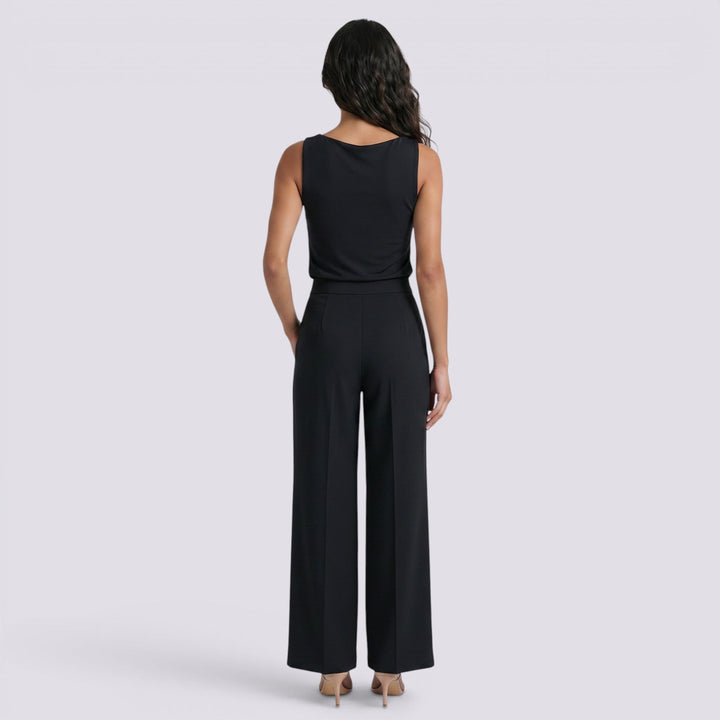 Conjunto Mujer Top Pantalón Ancho Verano Elegante