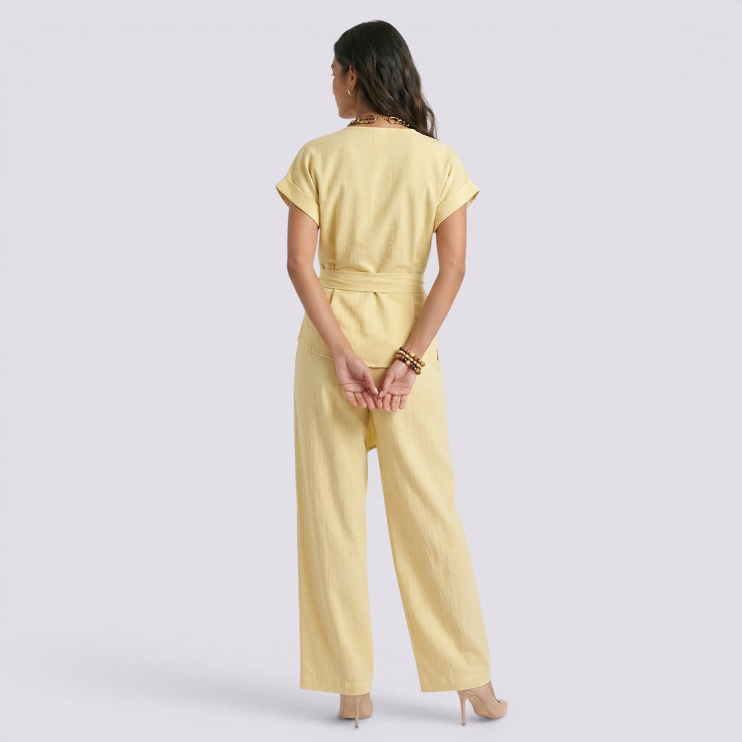 Conjunto Mujer Pantalón Ancho Elegante Verano