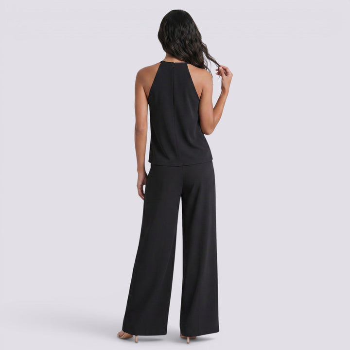 Conjunto Mujer Pantalón Ancho Top Halter