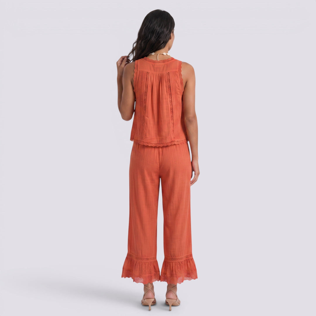 Conjunto Mujer Dos Piezas Chaleco y Pantalón