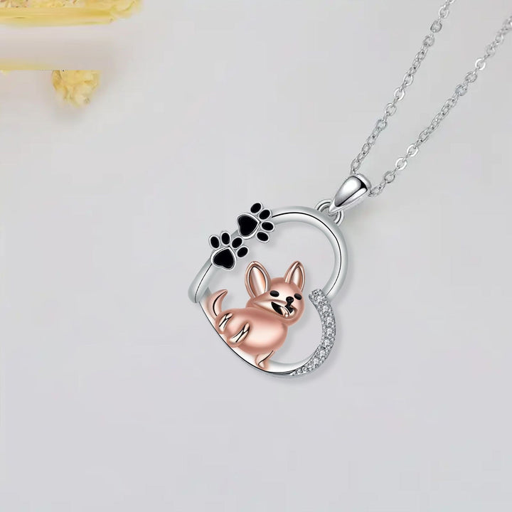 Collar Amistoso para Perro en Oro Rosa