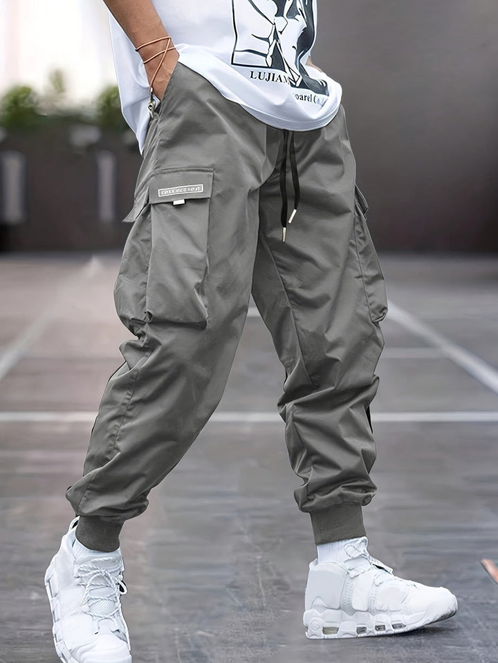 Diego | Pantalón Jogger Cargo Hombre Bolsillos Laterales Cintura Elástica
