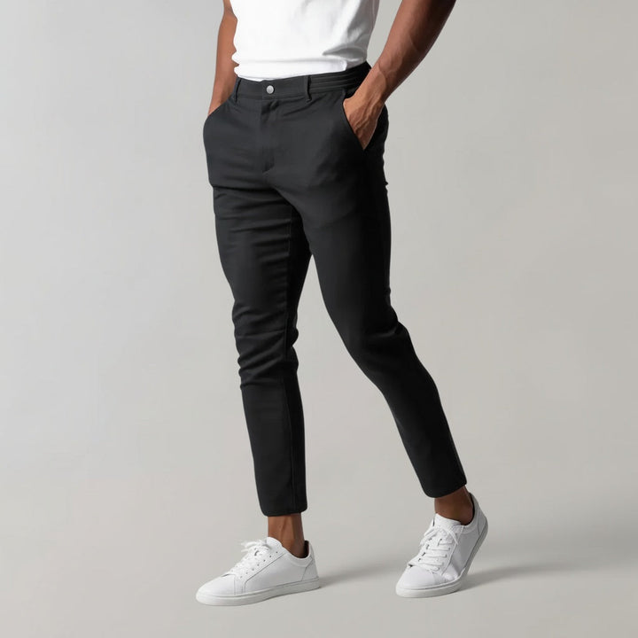 Enrique | Pantalón Chino Cropped Hombre Corte Slim