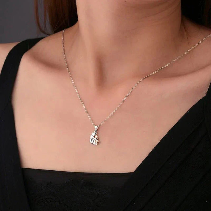 Collar de la Suerte con Diseño de Perro (Incluye Pendientes Gratis)