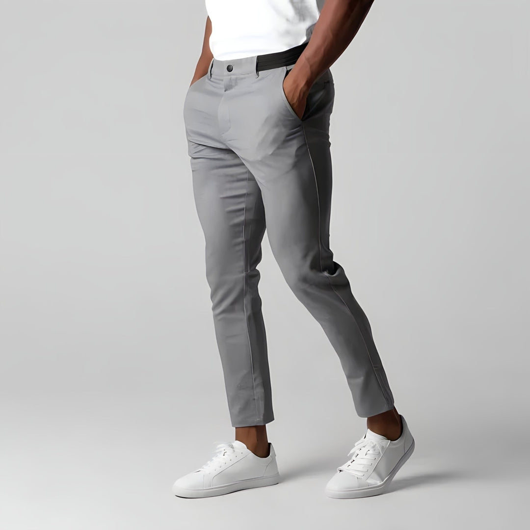 Fernando | Pantalón Chino Slim Fit Hombre Elástico Tobillero