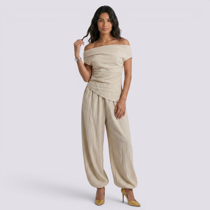 Conjunto Mujer Verano Pantalón Ancho