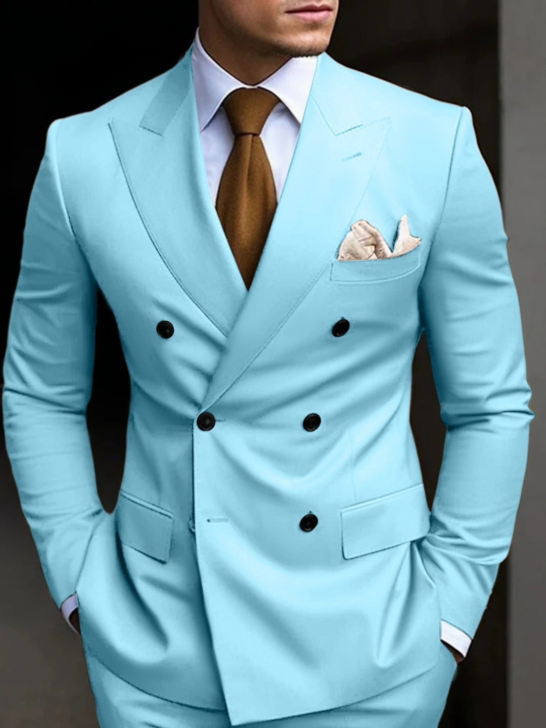 Gonzalo | Traje de Novio Doble Botonadura Hombre Corte Slim