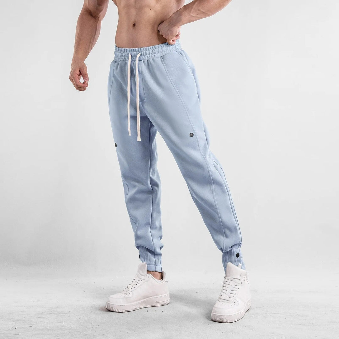 Héctor | Jogger de Algodón Hombre Puños con Botones