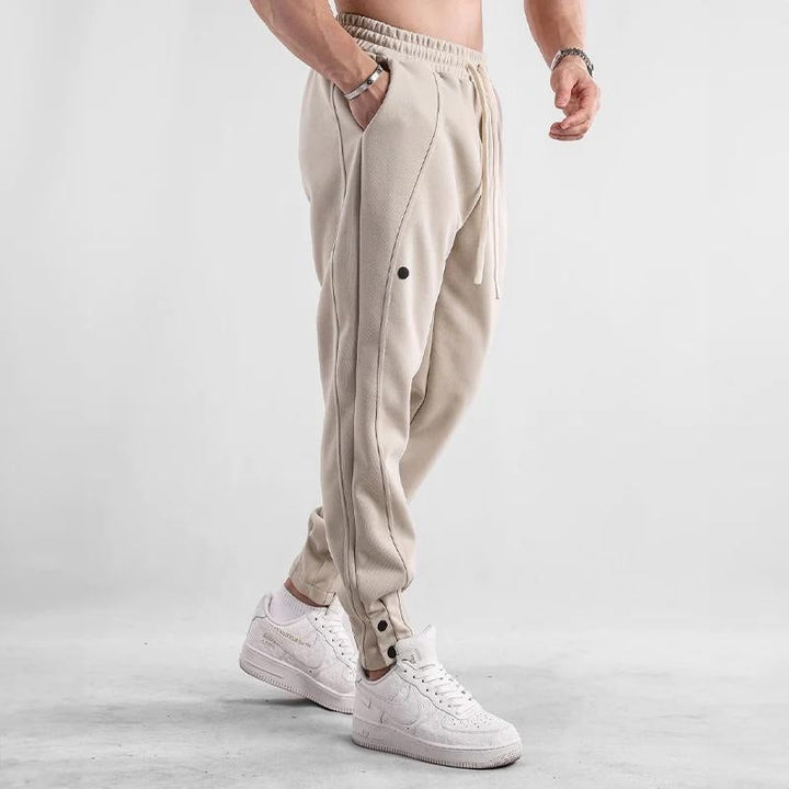 Héctor | Jogger de Algodón Hombre Puños con Botones
