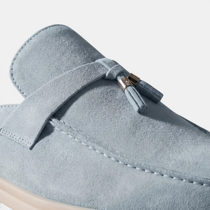 Mocasines Mule Hombre Ante