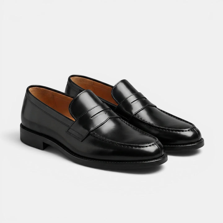 Mocasines Hombre Piel Negro Casual