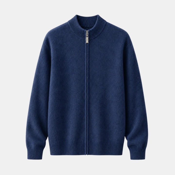 Chaqueta de Merino para Hombre con Cremallera