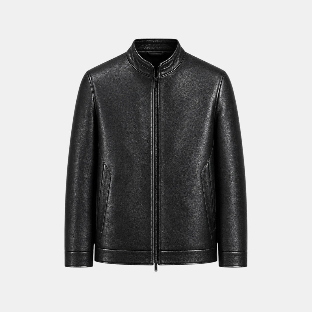 Chaqueta de Cuero Artificial para Hombre