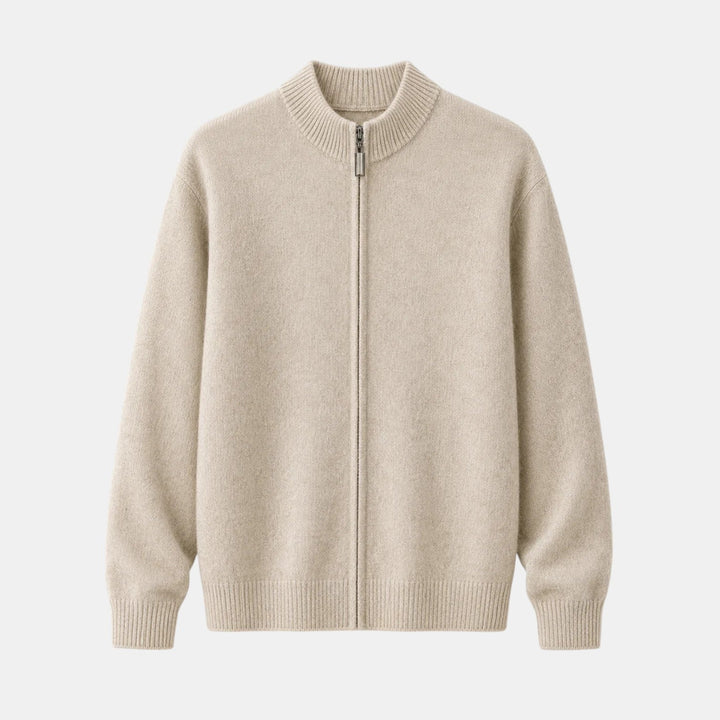 Chaqueta de Merino para Hombre con Cremallera