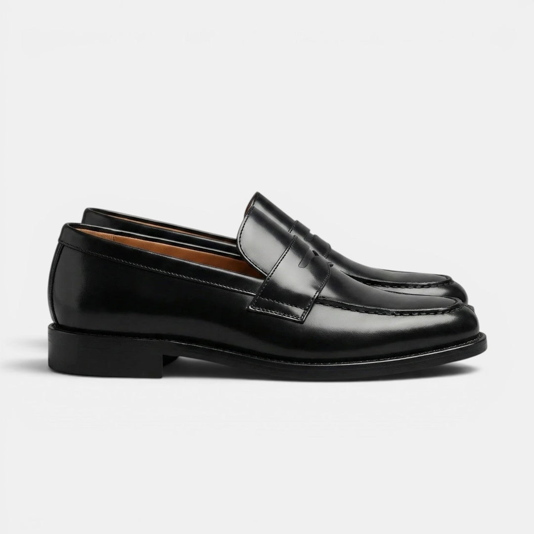 Mocasines Hombre Piel Negro Casual