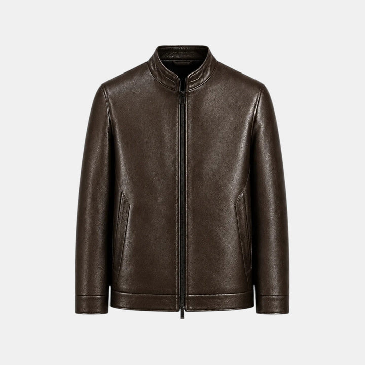 Chaqueta de Cuero Artificial para Hombre
